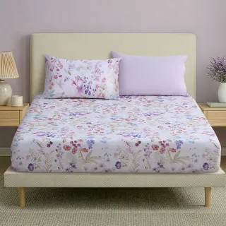 【Tonia Nicole 東妮寢飾】100%精梳棉床包枕套組-雙人均一價(多款任選)