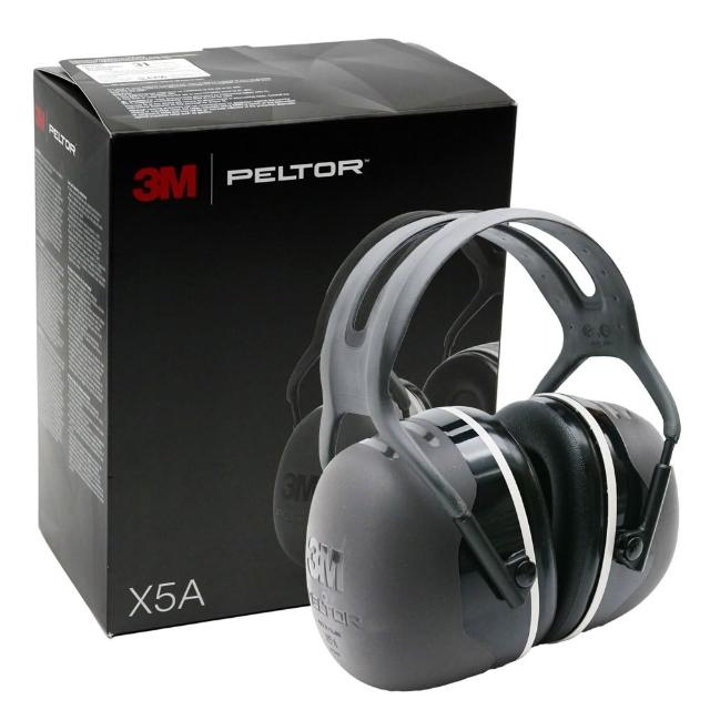 【3M】PELTOR X5A 隔音耳罩/黑色(升級版)