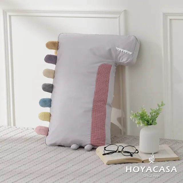 【HOYACASA  禾雅寢具】恐龍抱抱安撫造型抱枕-多款任選
