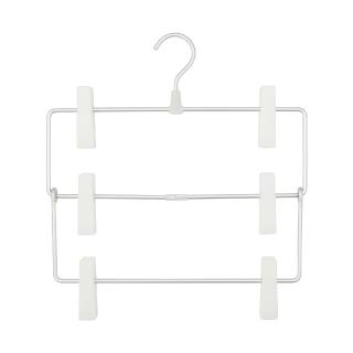 【MUJI 無印良品】鋁製衣架3段/裙子用