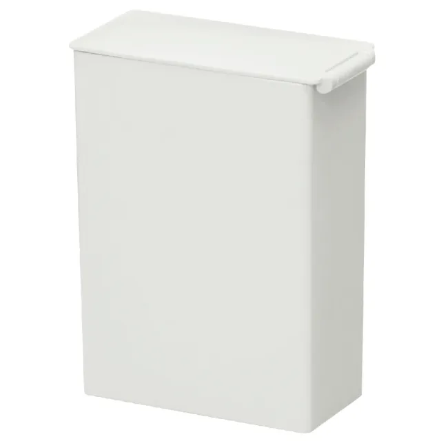 【MUJI 無印良品】PP垃圾桶/方型/迷你/約0.9L 約寬7×深13.5×高14cm