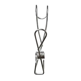 【MUJI 無印良品】不鏽鋼絲夾/掛鉤式/4入/7A 約寬2×深5.5×高9.5cm