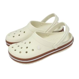 【Crocs】洞洞鞋 Crocband Gum Clog 男女鞋 米 棕 卡駱班街頭克駱格 2127562MD
