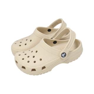 【Crocs】洞洞鞋 Classic Clog K 中大童 經典小克駱格 冰凍米 卡駱馳 2069912MC