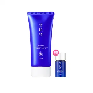 【KOSE 高絲】雪肌精  輕水感全效防曬凝膠90g+薏透露14mL (大谷翔平防曬)