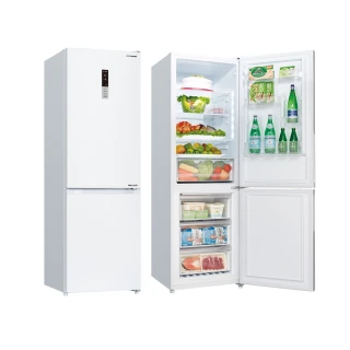 【SANLUX 台灣三洋】325公升1級能效雙門鋼板下冷凍變頻冰箱(SR-V333BF上冷藏230L/下冷凍95L)