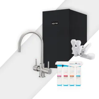 【藍海淨水】BO-7007醫療級316有壓式不鏽鋼龍頭廚下型飲水機-冷/熱+BO-8112 Pro雙倍抑菌專業級淨水系統