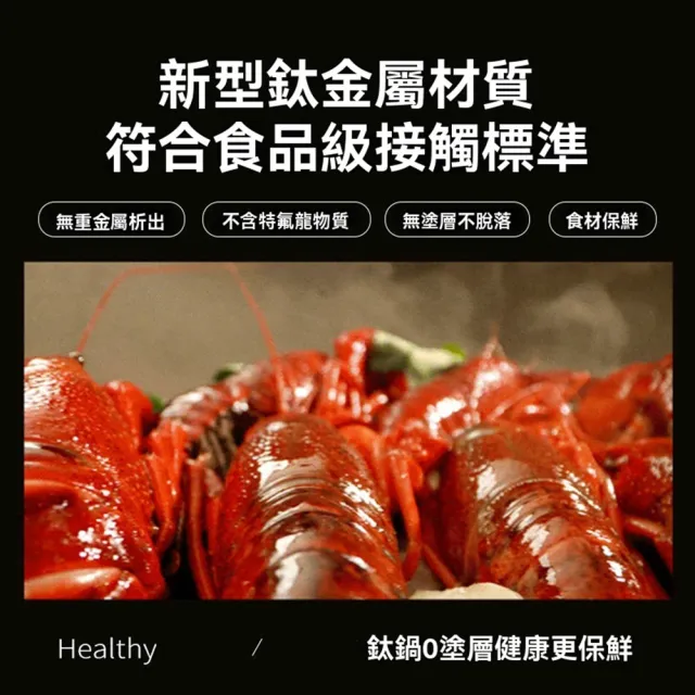 【tounichi 東日】電磁爐專用無塗層鍋(健康不粘鍋/家用炒菜鍋/少油煙炒鍋)