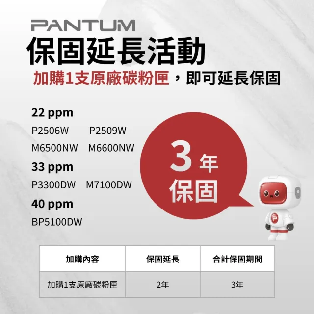 【PANTUM】奔圖 M6500NW 黑白雷射 三合一多功能印表機 列印 影印 掃描 WIFI 有線網路