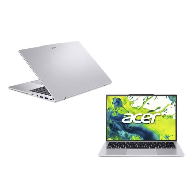 【Acer 宏碁】筆電包/滑鼠組★14吋i7效能文書筆電(Aspire Lite/AL14-52P-733D/i7-1355U/16G/1T/W11)