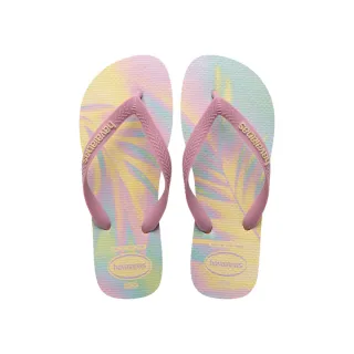 【havaianas 哈瓦仕】拖鞋 女鞋 夾腳拖 撞色 漸層 Top Fashion 馬卡龍粉紫 4137258-5559W (哈瓦士)