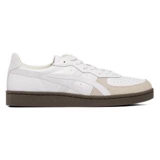 【Onitsuka Tiger】鬼塚虎-白色深棕底 GSM(1183A353-137)休閒鞋