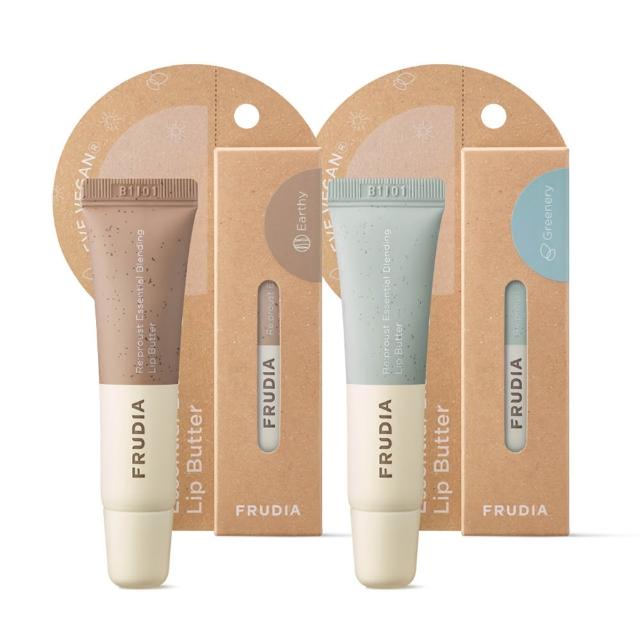 【FRUDIA】(近短效)自然而然 植萃精油護唇膏(2入包套)10mlx2(廠商出貨)