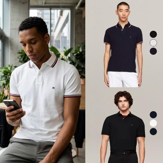 【TOMMY HILFIGER】官方旗艦館 品牌經典LOGO POLO 衫 短袖 T恤 上衣_ 多款多色任選