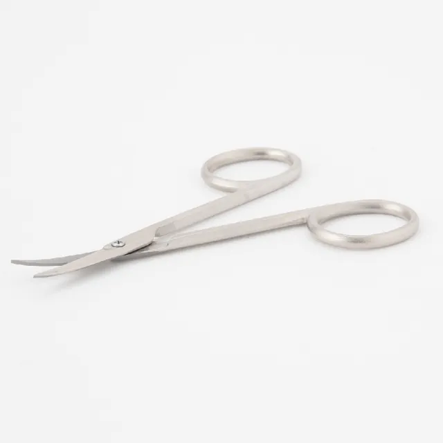 【MUJI 無印良品】鋼製眉毛用剪刀 全長約90mm