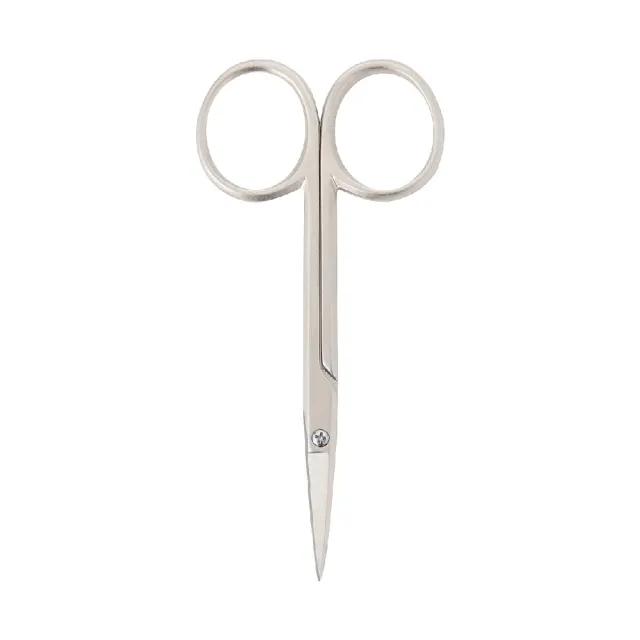 【MUJI 無印良品】鋼製眉毛用剪刀 全長約90mm