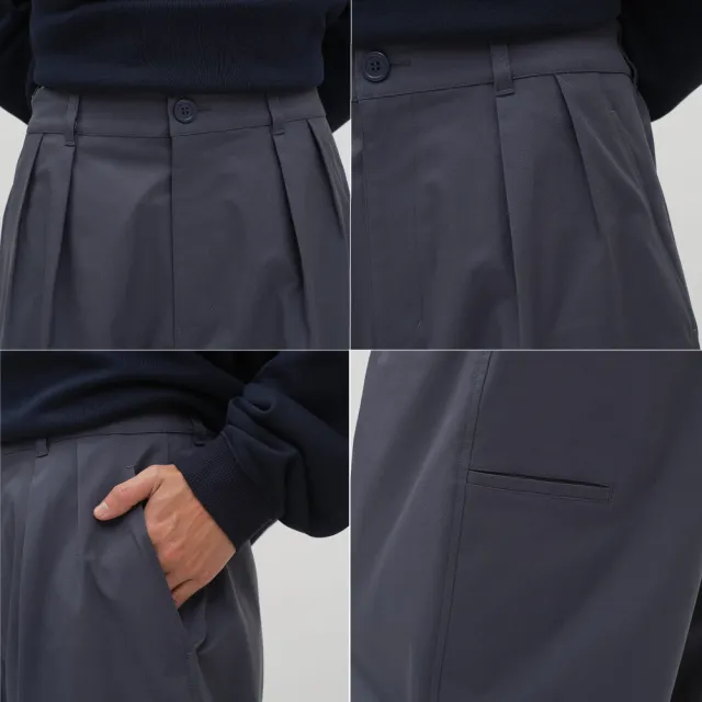 【plain-me】CITY BOY 長褲 寬褲 防潑水 男長褲 女長褲 彈性百搭_PLN3573