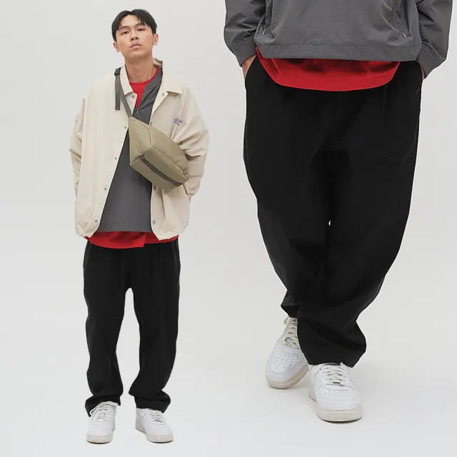 【plain-me】CITY BOY 長褲 寬褲 防潑水 男長褲 女長褲 彈性百搭_PLN3573