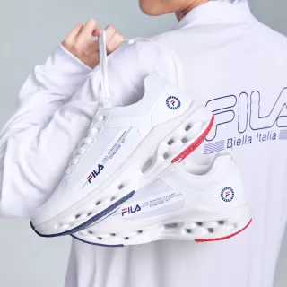 【FILA】LIGHT YEAR 男輕量慢跑鞋-白(1-J911Y-123_261)
