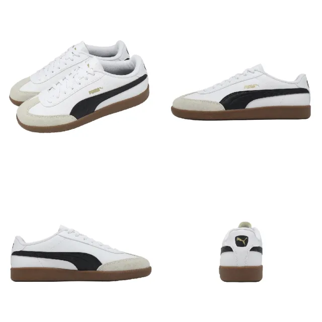 【PUMA】休閒鞋 9-T 男鞋 女鞋 白 黑 復古 膠底 德訓鞋 398174-11
