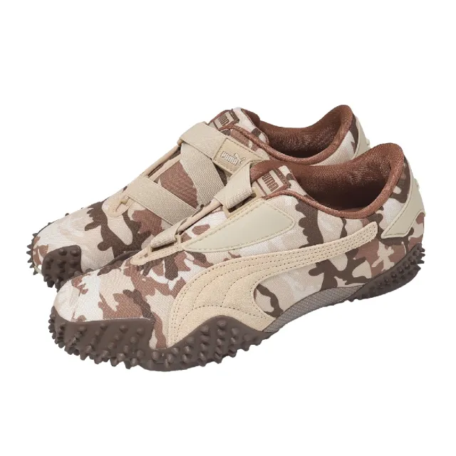 【PUMA】休閒鞋 Mostro Camo 男鞋 女鞋 米 棕 怪獸鞋 魔鬼氈 拼接 401540-01