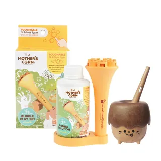 【mother’s corn】韓國 兒童專用泡泡組+兒童泡泡玩具(泡泡玩具 戶外玩具 輕鬆吹出大泡泡)