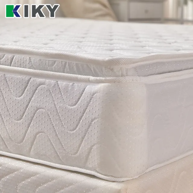 【KIKY】台灣製單人加大釋壓蜂巢式獨立筒床墊3.5x6.2尺x23cm-新四代韓式