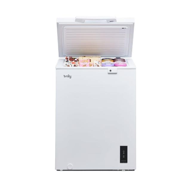 only OC150-M02ZRI only OC150-M02ZRI 商用變頻150L冷藏冷凍櫃旗艦款,採用上掀式單門設計,尺寸850x632x550mm,重量僅23.5kg,適合小型商用空間。支援急速冷藏/冷凍功能,溫度範圍冷藏10~0°C,冷凍0~-30°C(預設-18°C),電子式溫控與人工除霜。節能表現優異,冷凍模式18kWh/月(EF值15.0),冷藏模式7kWh/月(EF值21.0),使用環保R600A冷媒,110V/60Hz變頻馬達。全機1年保固,壓縮機3年保固,BSMI認證R3F685,中國製造,含基本運送安裝。