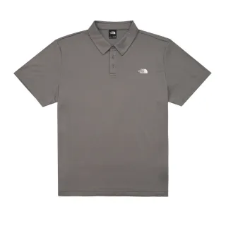 【The North Face】北臉 短袖上衣 男 POLO衫 M TANKEN POLO 灰 NF0A8HQX0UZ
