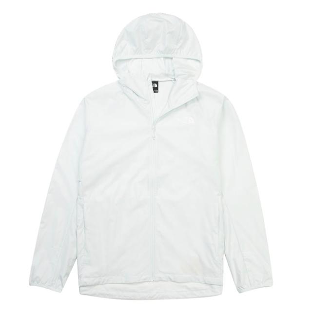 【The North Face】北臉 外套 男 運動連帽外套 防風 抗UV 防潑水 M FLYWEIGHT BREEZE 淺藍 NF0A8G78FNN