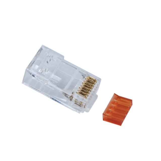(美國T3) Cat6/6A 高效水晶頭 UTP 兩件式 50入(水晶頭 / 網路線)