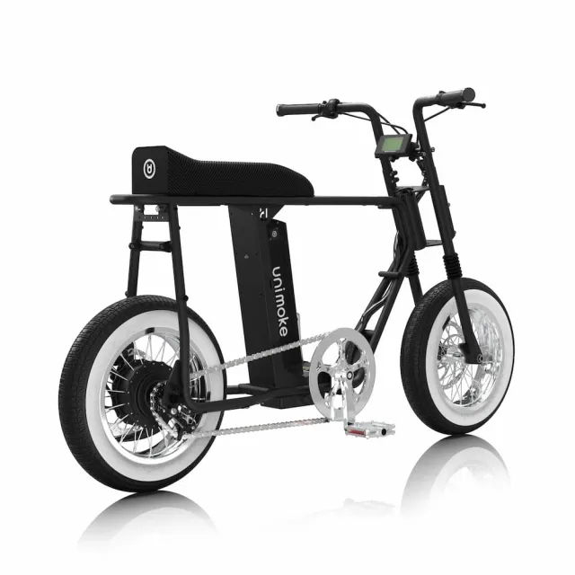 【SEic】Unimoke minibike_消光黑(親子通勤 × 寵物出行 × 16吋胖胎電輔車)