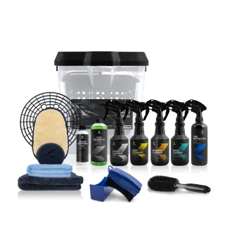 【KT BIKER】新手洗車組2.0(優惠組 洗車工具 自助洗車 洗車套餐 汽車美容 洗車藥劑 輪框清潔)
