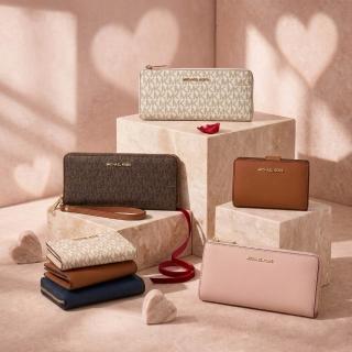 【Michael Kors】MK 中性款 Jet Set Travel 拉鍊 長夾 中夾 皮夾(多色可挑 男女通用)