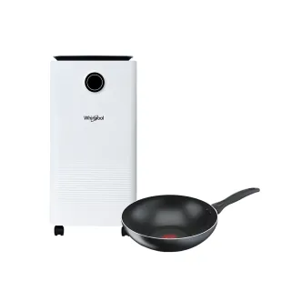 【Whirlpool 惠而浦】6L清淨除濕機 WDEE0620TW+法國特福28CM不沾小炒鍋