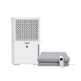 【Whirlpool 惠而浦】6L第六感智能除濕機 WDEE06TW+聲寶電熱毯