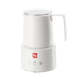 【illy】意利冷熱不鏽鋼奶泡機-尊爵白22986