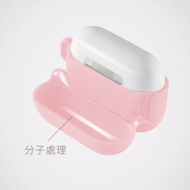 【Bone 蹦克】AirPods Pro 3 手掛保護套  (環保矽膠/彈力包覆/吊繩孔設計/彈力開合/不掉蓋)