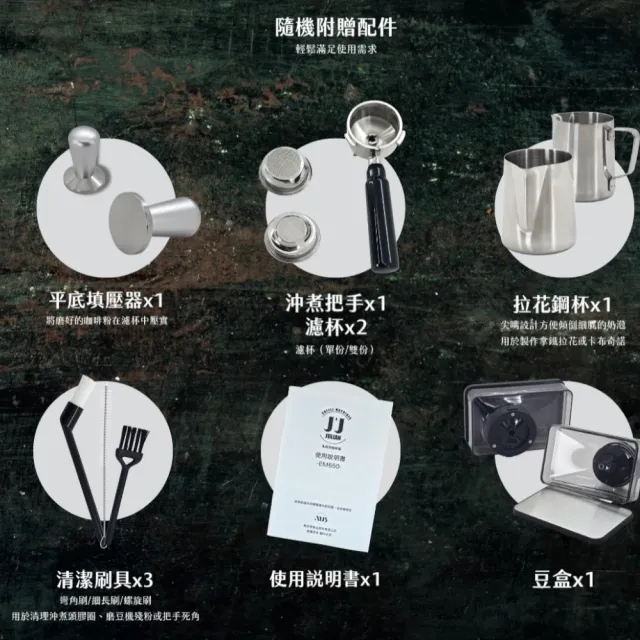 【LELIT】JJ朱利安義式咖啡機/EM650/110V