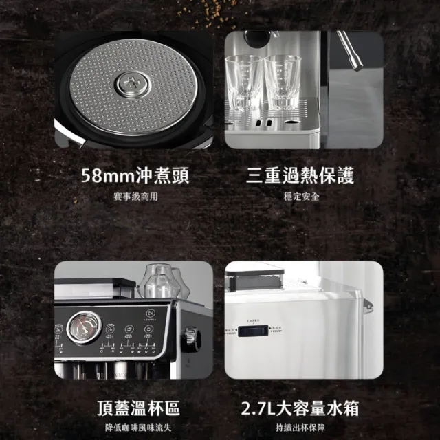 【LELIT】JJ朱利安義式咖啡機/EM650/110V