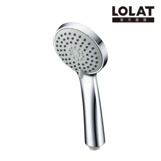【LOLAT 羅力】官方直營 低水壓專用蓮蓬頭/出水量大/鉻(HS330CP)