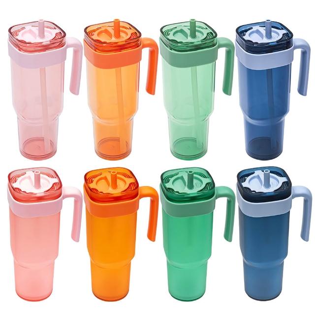 【bzyoo】Prestoor Tumbler 轉轉吸管冷水杯1000ml