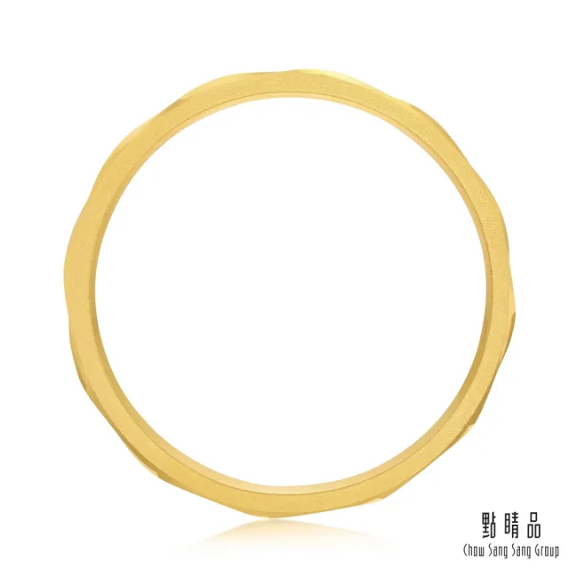 【點睛品】義式風車紋 黃金戒指/尾戒_計價黃金(港圍04)