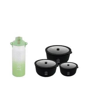 FULOTO-全竹炭百歲保鮮鍋超值組