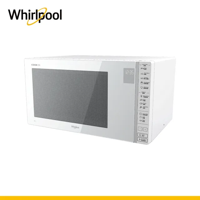 【Whirlpool 惠而浦】30L微電腦觸控式微波爐(MWG030EW)
