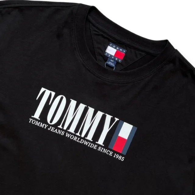 【TOMMY HILFIGER】男生 短TEE 經典字母 國旗LOGO 純棉 短袖T恤