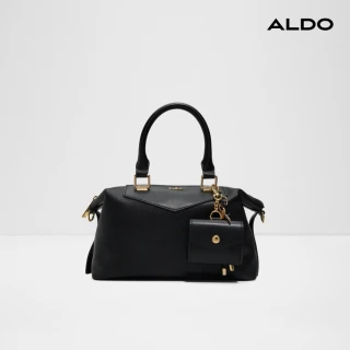 【ALDO】MELLOWBAG-俐落手提斜背波士頓包(黑色)