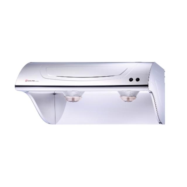 【SAKURA 櫻花】90cm斜背型不鏽鋼除油煙機 (R3250SXL 原廠技師到府 基本安裝)