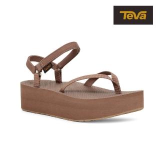 【TEVA】涼鞋 女鞋 經典緹花織帶涼鞋 雨鞋 水鞋 厚底 Flatform Sandal Slim 馴鹿咖 TV1164630CRBO