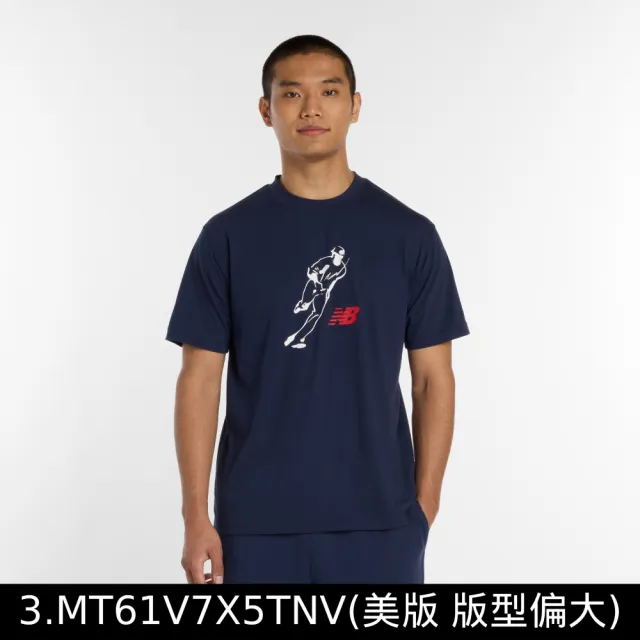 【NEW BALANCE】NB 短T 大谷翔平x短袖上衣_男性_MT61V7X5BK_MT61V7X5OTH(美版 版型偏大)